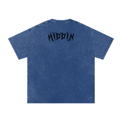GHOST UNIT // STREET SEED_001 – Light Acid Wash Tee