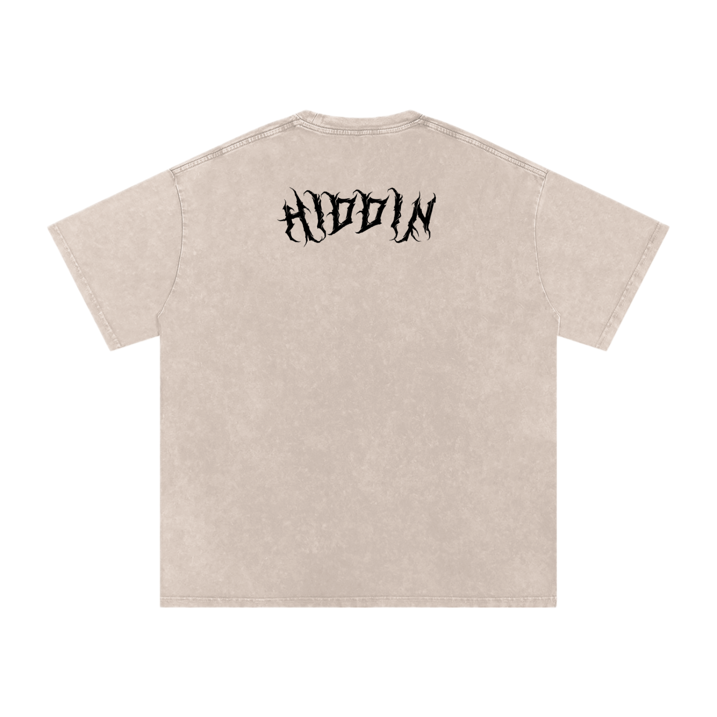 GHOST UNIT // STREET SEED_001 – Light Acid Wash Tee