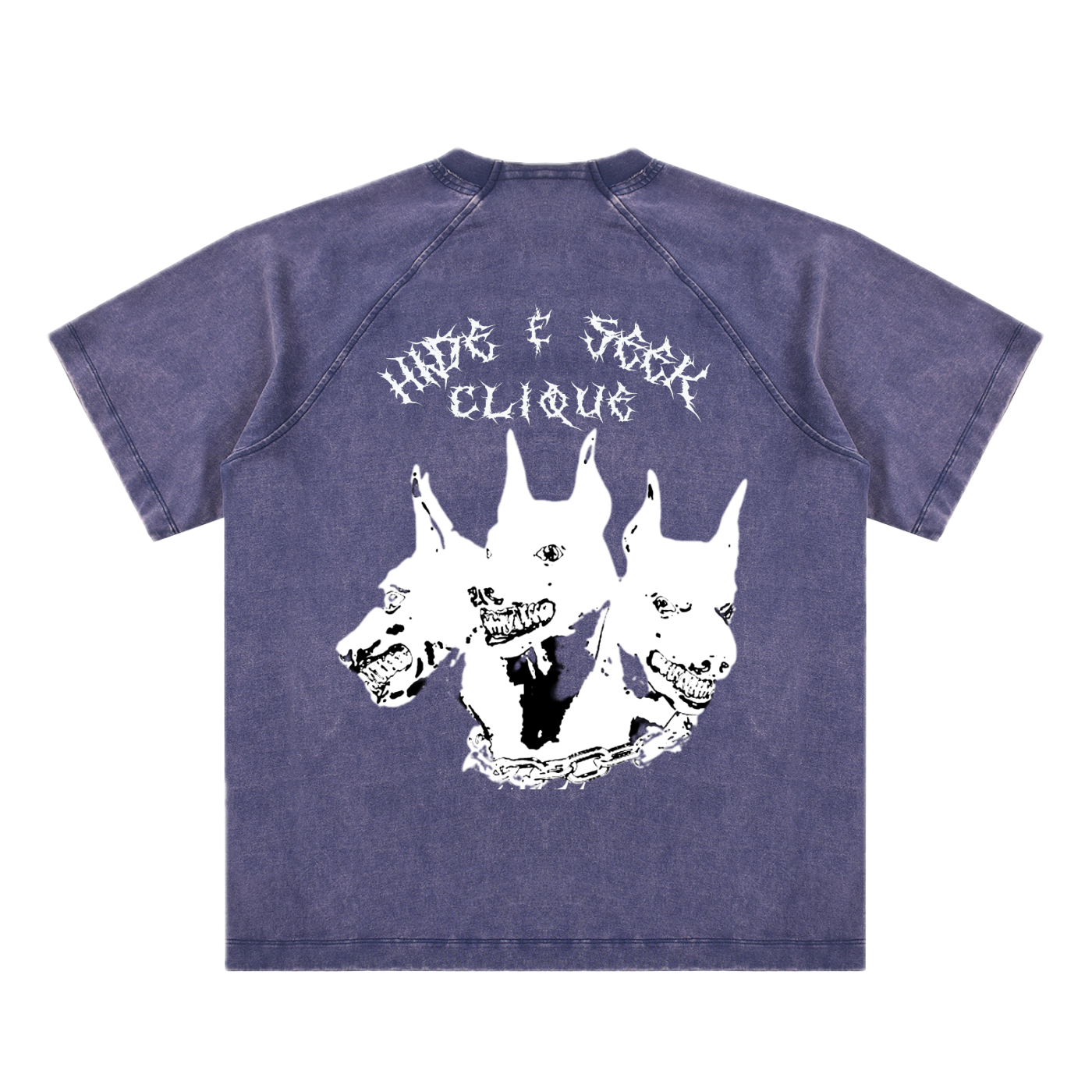 CERBERUS NODE // GHOST-DYED RAGLAN TEE
