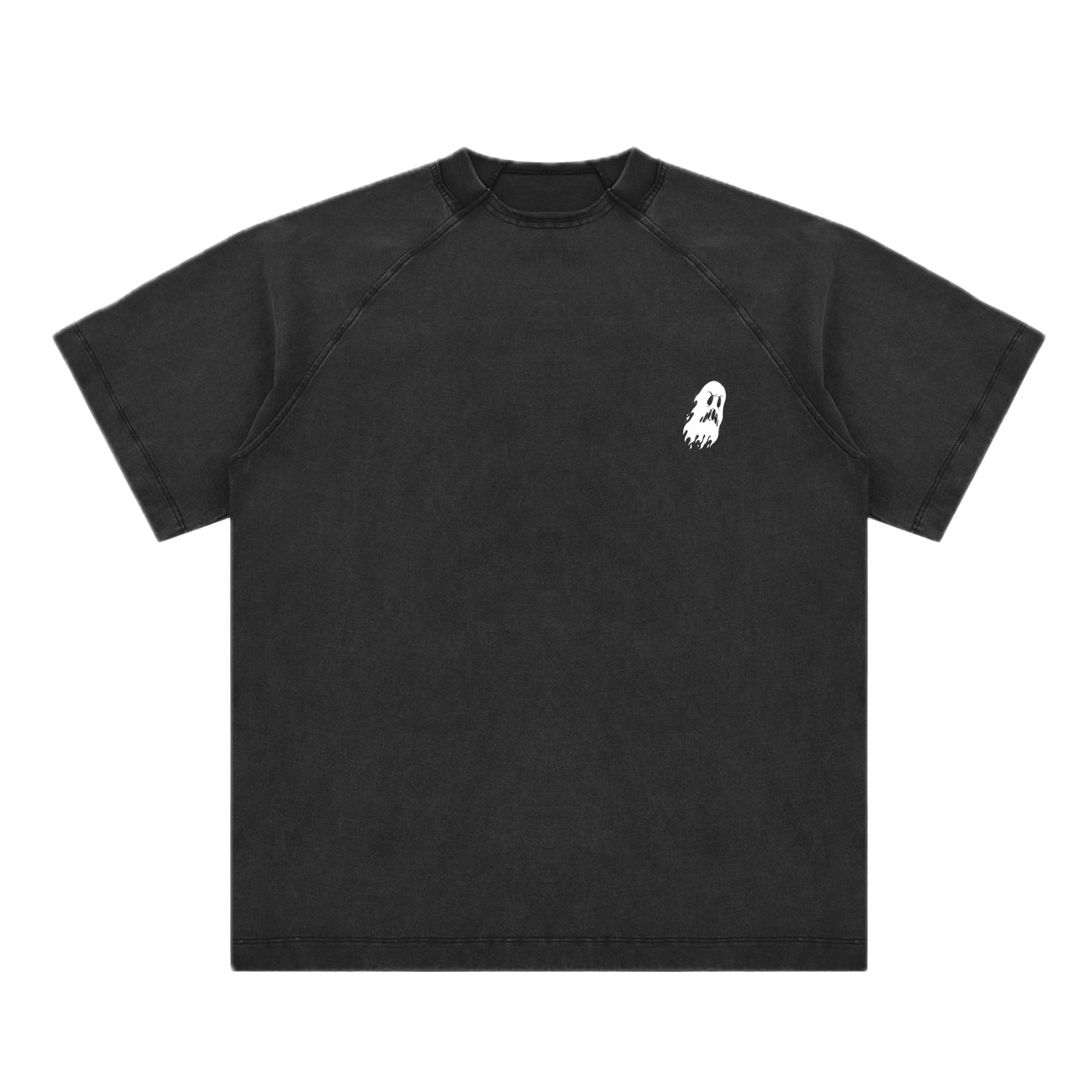 CERBERUS NODE // GHOST-DYED RAGLAN TEE