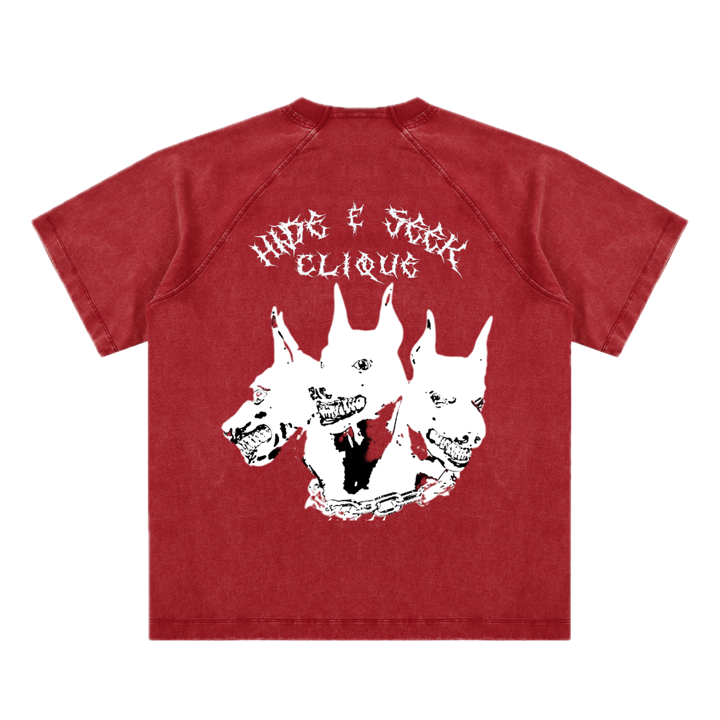 CERBERUS NODE // GHOST-DYED RAGLAN TEE