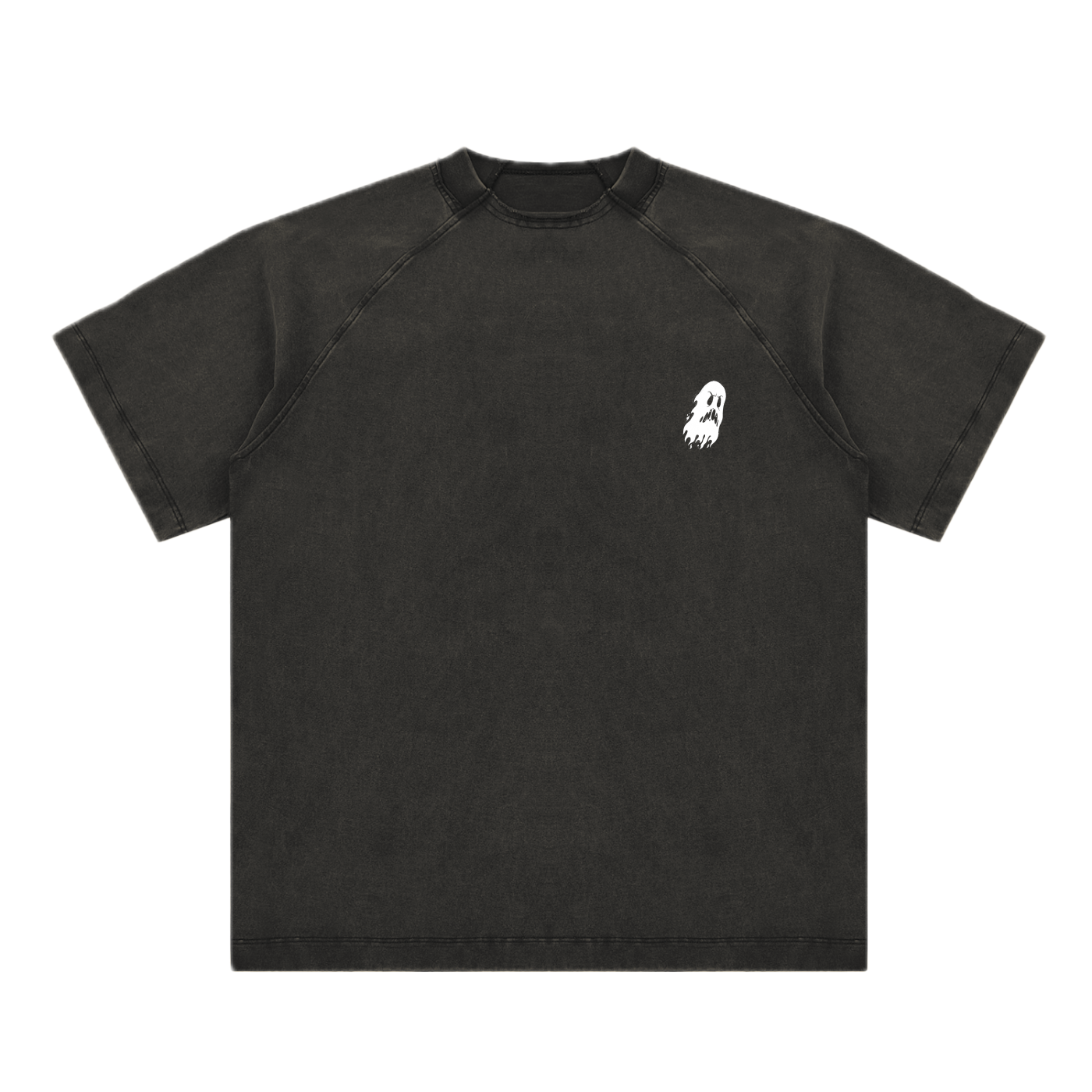 CERBERUS NODE // GHOST-DYED RAGLAN TEE