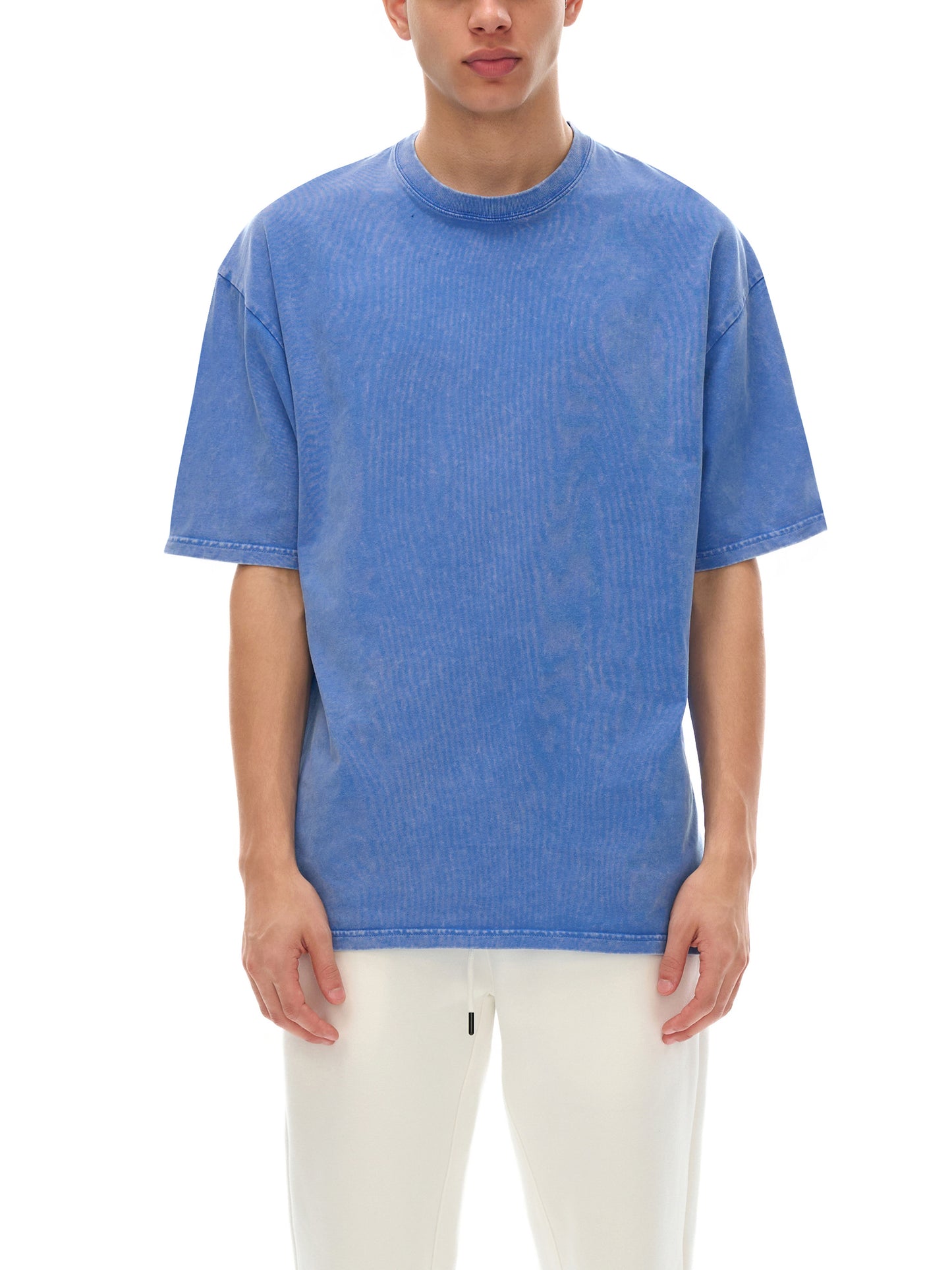 GHOST UNIT // STREET SEED_001 – Light Acid Wash Tee