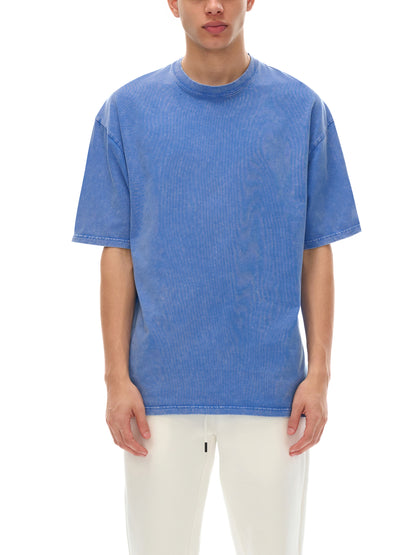 GHOST UNIT // STREET SEED_001 – Light Acid Wash Tee