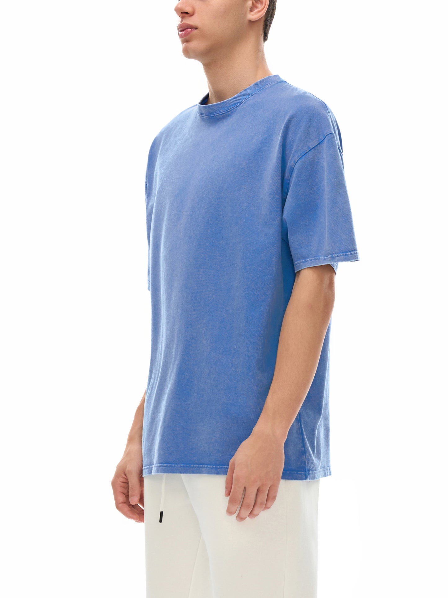 GHOST UNIT // STREET SEED_001 – Light Acid Wash Tee