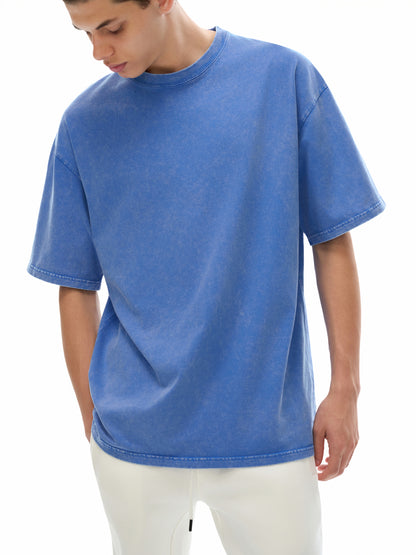 GHOST UNIT // STREET SEED_001 – Light Acid Wash Tee