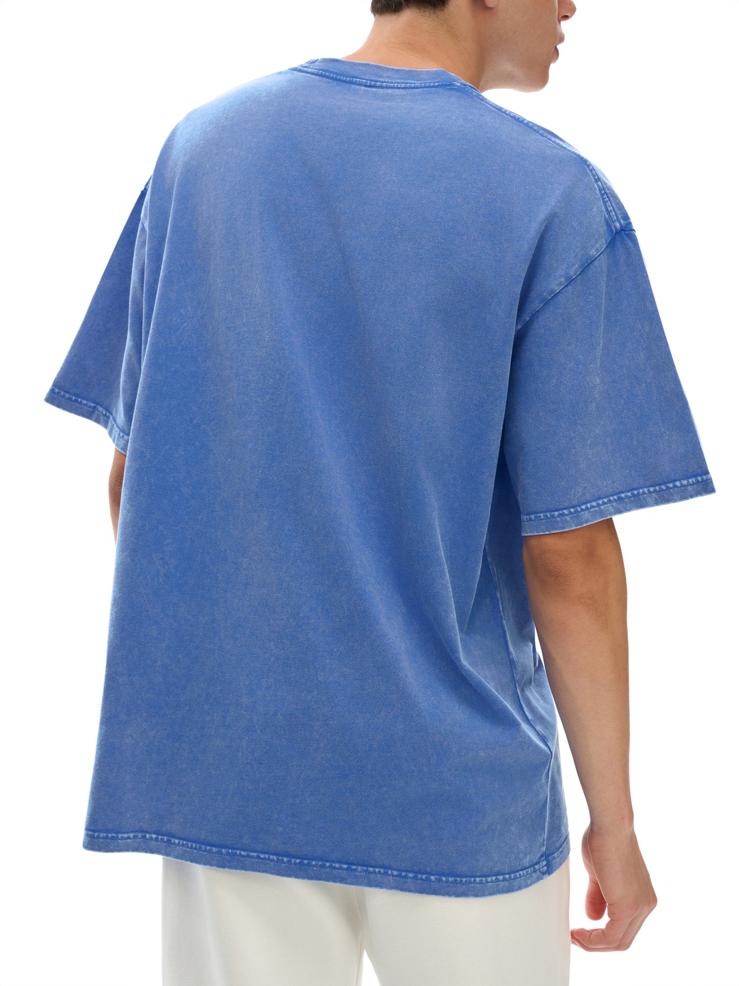 GHOST UNIT // STREET SEED_001 – Light Acid Wash Tee
